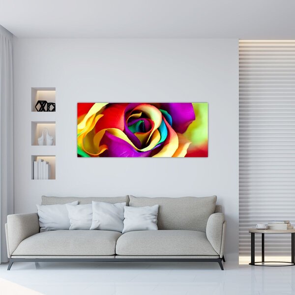 Slika - Šarena ruža (120x50 cm)