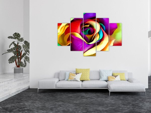 Slika - Šarena ruža (150x105 cm)