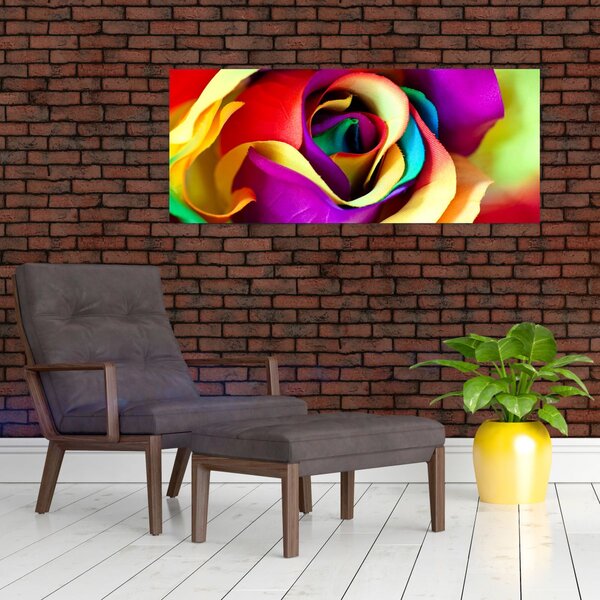 Slika - Šarena ruža (120x50 cm)