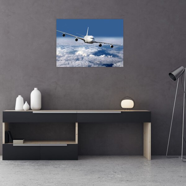 Slika - Avion u oblacima (70x50 cm)