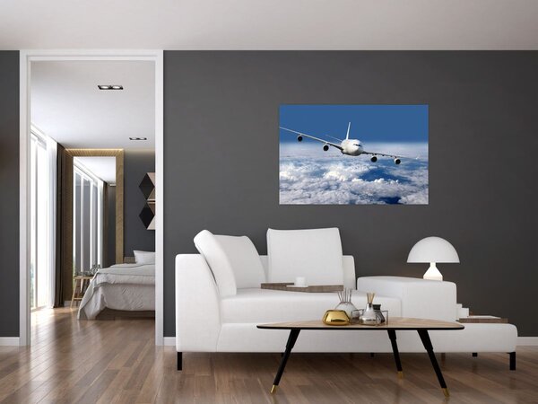 Slika - Avion u oblacima (90x60 cm)