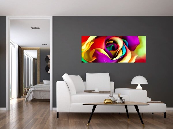 Slika - Šarena ruža (120x50 cm)