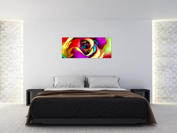 Slika - Šarena ruža (120x50 cm)
