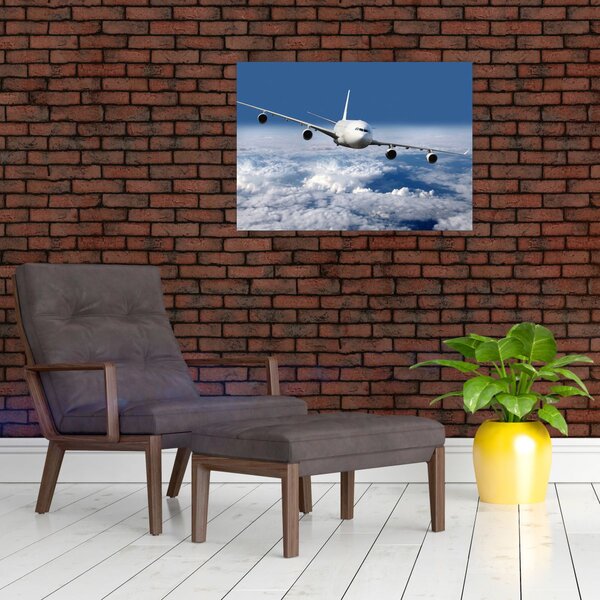 Slika - Avion u oblacima (70x50 cm)
