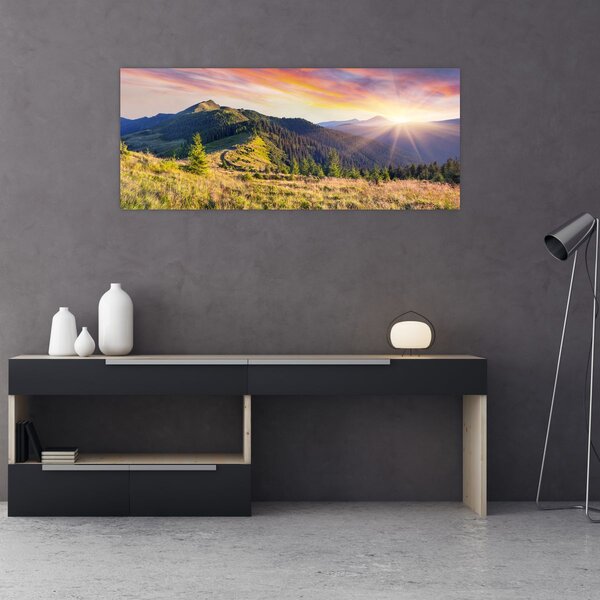 Slika - Šumski krajolik (120x50 cm)