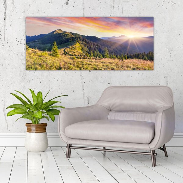 Slika - Šumski krajolik (120x50 cm)