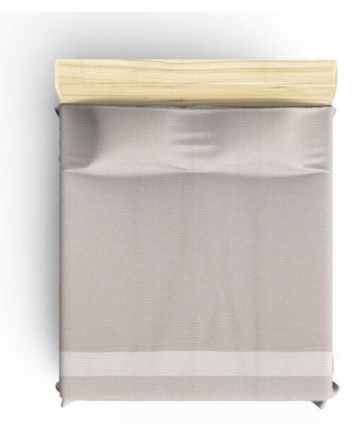 Bež pamučan prekrivač za bračni krevet 230x200 cm Seritli – Mijolnir