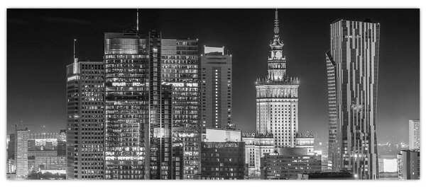 Slika - Crno-bijeli New York (120x50 cm)