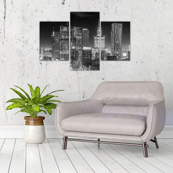 Slika - Crno-bijeli New York (90x60 cm)