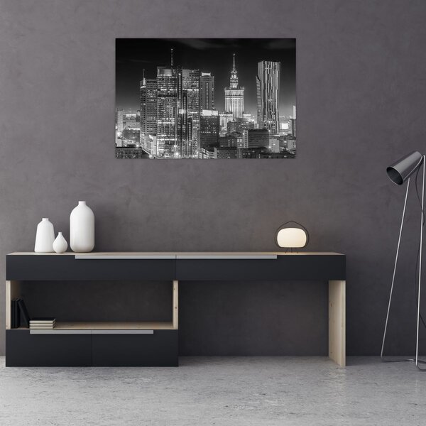 Slika - Crno-bijeli New York (90x60 cm)