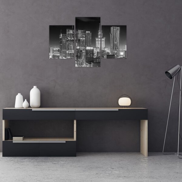 Slika - Crno-bijeli New York (90x60 cm)