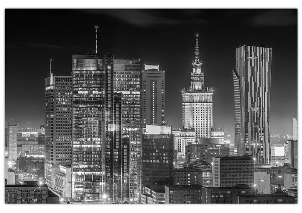 Slika - Crno-bijeli New York (90x60 cm)