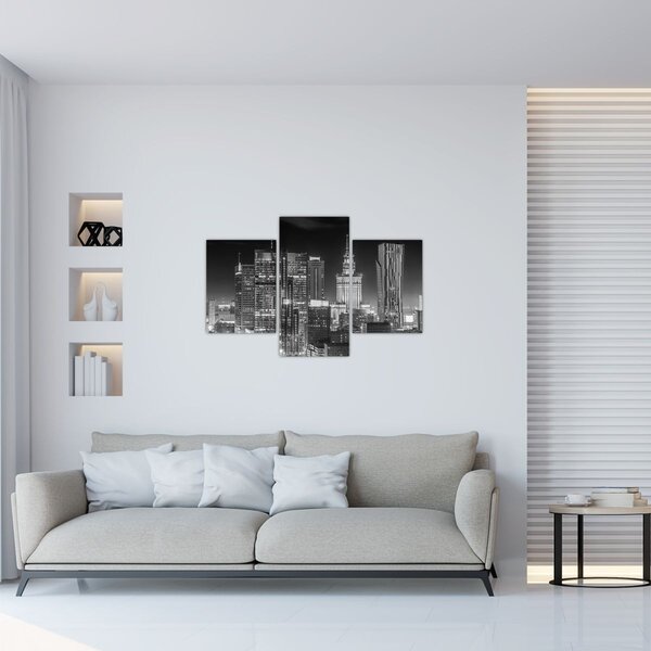 Slika - Crno-bijeli New York (90x60 cm)