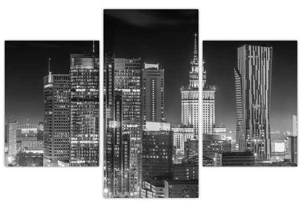 Slika - Crno-bijeli New York (90x60 cm)