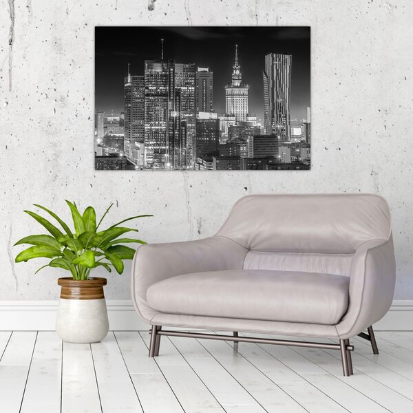 Slika - Crno-bijeli New York (90x60 cm)