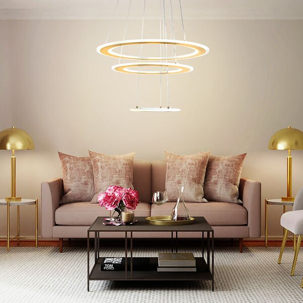 Lampa Viseća LED G041-3CP BRUSH GOLD
