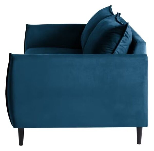 Tamno plava baršunasta sofa 203 cm Juli – Ropez