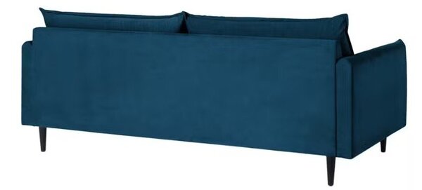 Tamno plava baršunasta sofa 203 cm Juli – Ropez