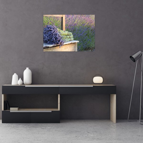 Slika - Grozdovi lavande (70x50 cm)