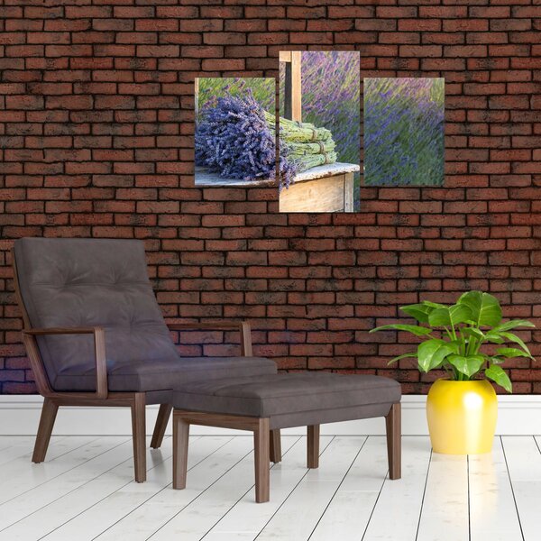 Slika - Grozdovi lavande (90x60 cm)