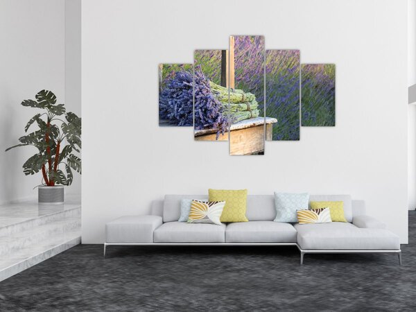 Slika - Grozdovi lavande (150x105 cm)
