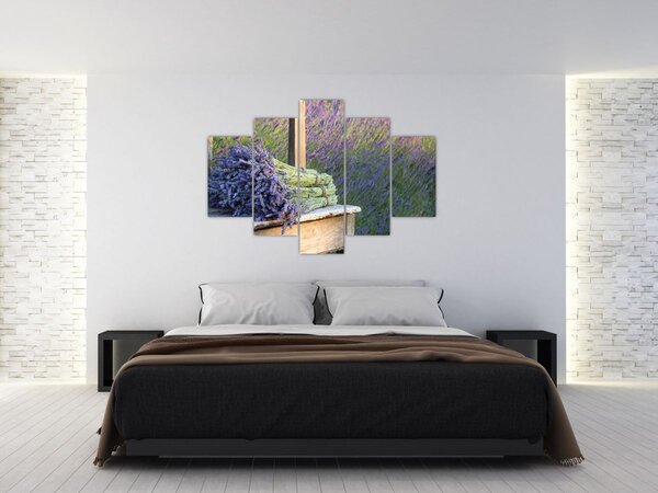 Slika - Grozdovi lavande (150x105 cm)