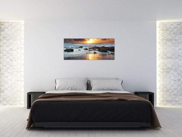 Slika - Suncem okupano more (120x50 cm)