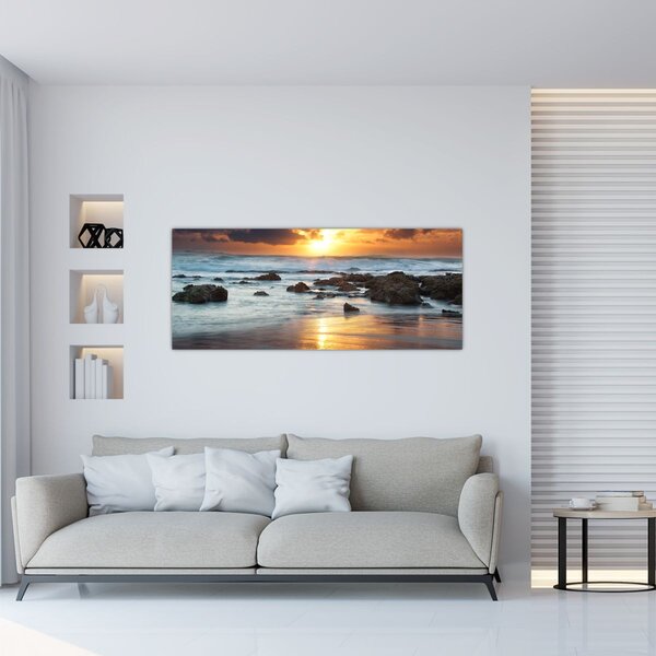 Slika - Suncem okupano more (120x50 cm)