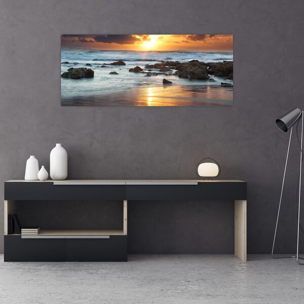 Slika - Suncem okupano more (120x50 cm)