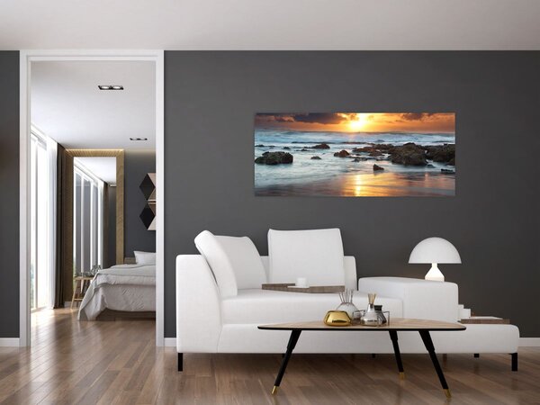 Slika - Suncem okupano more (120x50 cm)