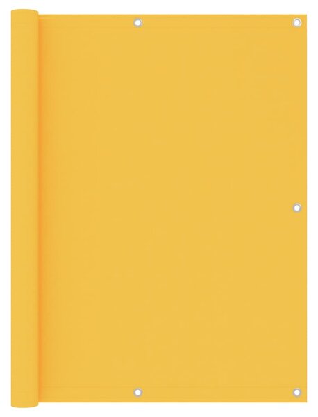 VidaXL Balkonski zastor žuti 120 x 300 cm od tkanine Oxford