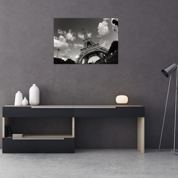 Staklena slika - Eiffelov toranj u Parizu (70x50 cm)
