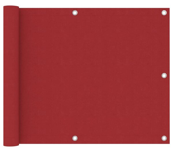 VidaXL Balkonski zastor crveni 75 x 300 cm od tkanine Oxford