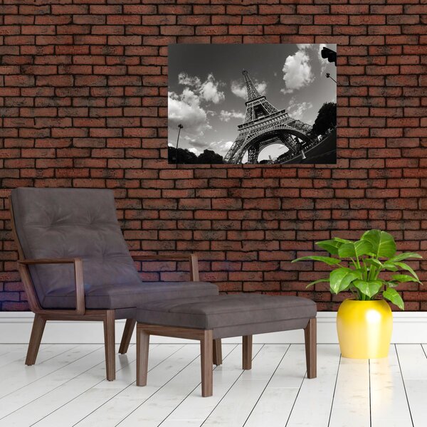 Staklena slika - Eiffelov toranj u Parizu (70x50 cm)