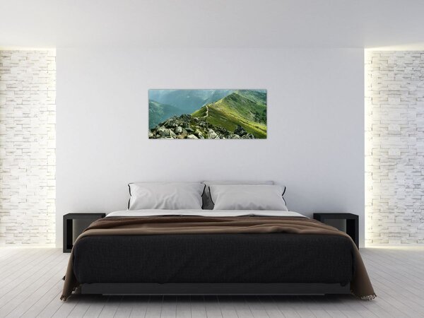 Slika - Planinski krajolik (120x50 cm)