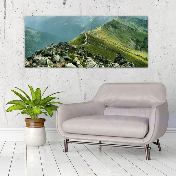 Slika - Planinski krajolik (120x50 cm)