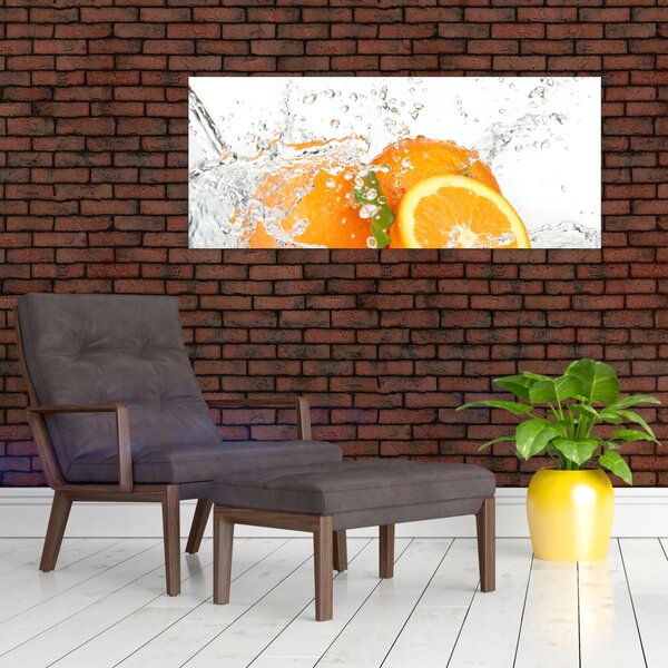 Slika - Sočne naranče (120x50 cm)