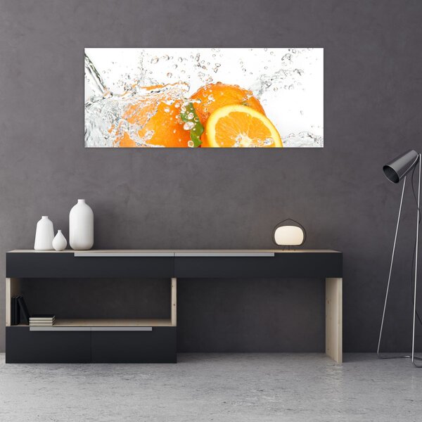Slika - Sočne naranče (120x50 cm)