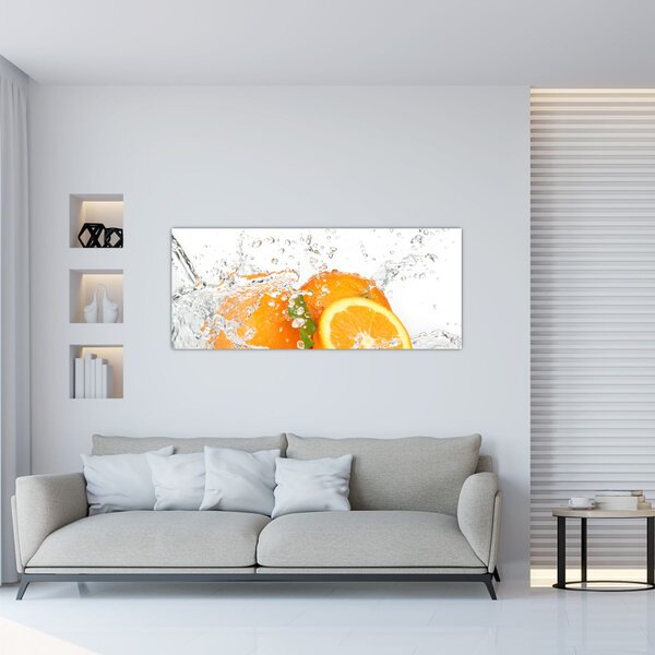 Slika - Sočne naranče (120x50 cm)