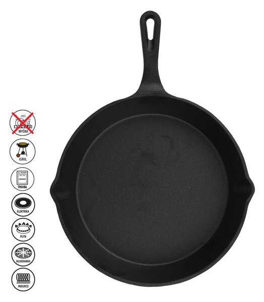 Grill tava od lijevanog željeza ø 25 cm LITINA – Orion