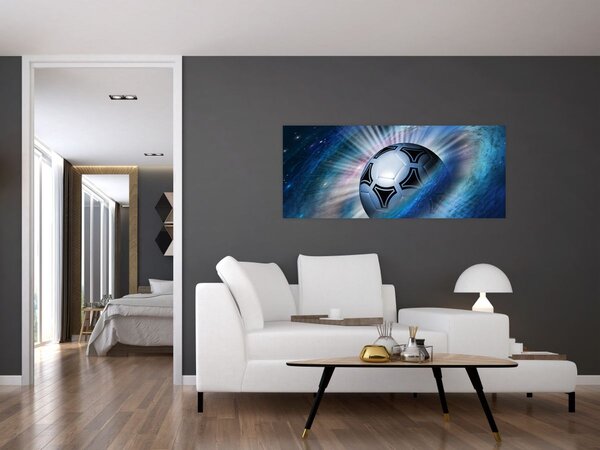 Slika - Nogomet u svemiru (120x50 cm)