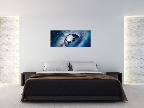 Slika - Nogomet u svemiru (120x50 cm)