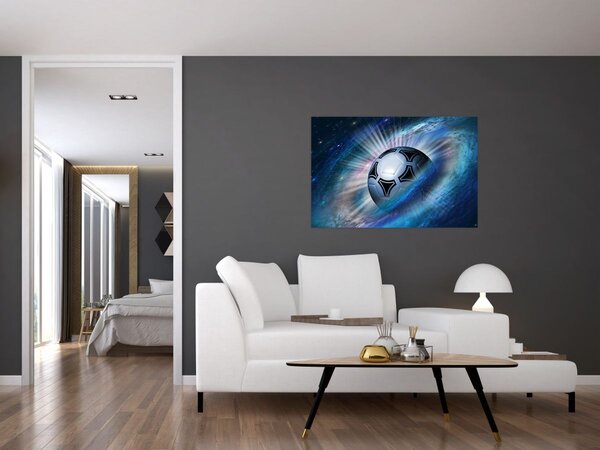 Slika - Nogomet u svemiru (90x60 cm)