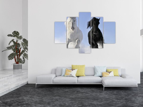 Slika - Konji zimi (150x105 cm)