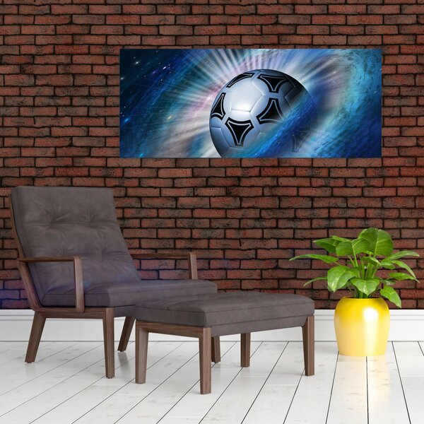 Slika - Nogomet u svemiru (120x50 cm)