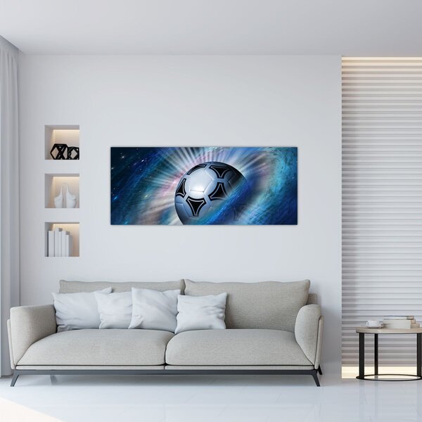 Slika - Nogomet u svemiru (120x50 cm)