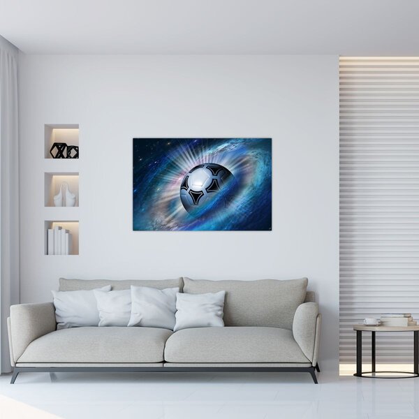Slika - Nogomet u svemiru (90x60 cm)