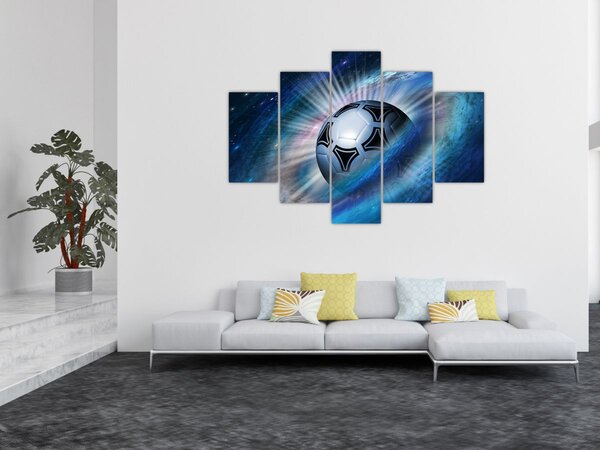 Slika - Nogomet u svemiru (150x105 cm)