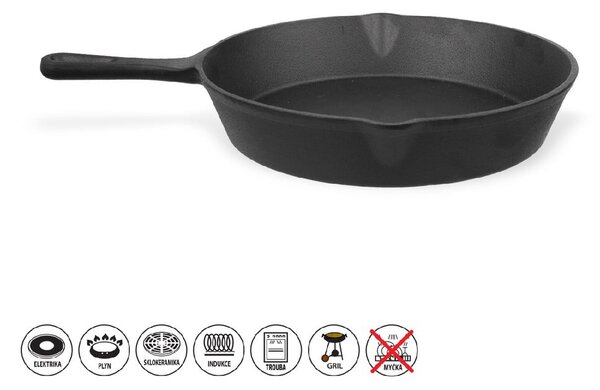 Grill tava od lijevanog željeza ø 25 cm LITINA – Orion