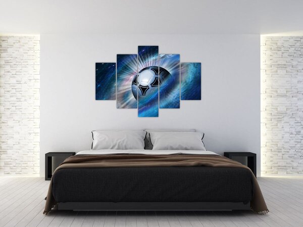 Slika - Nogomet u svemiru (150x105 cm)